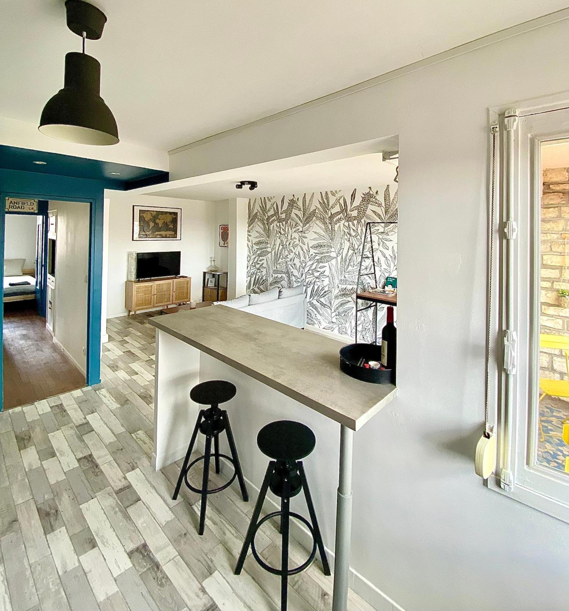 Centre Ville Dijon Wilson *Chez Charles* 2Ch Bagian luar foto